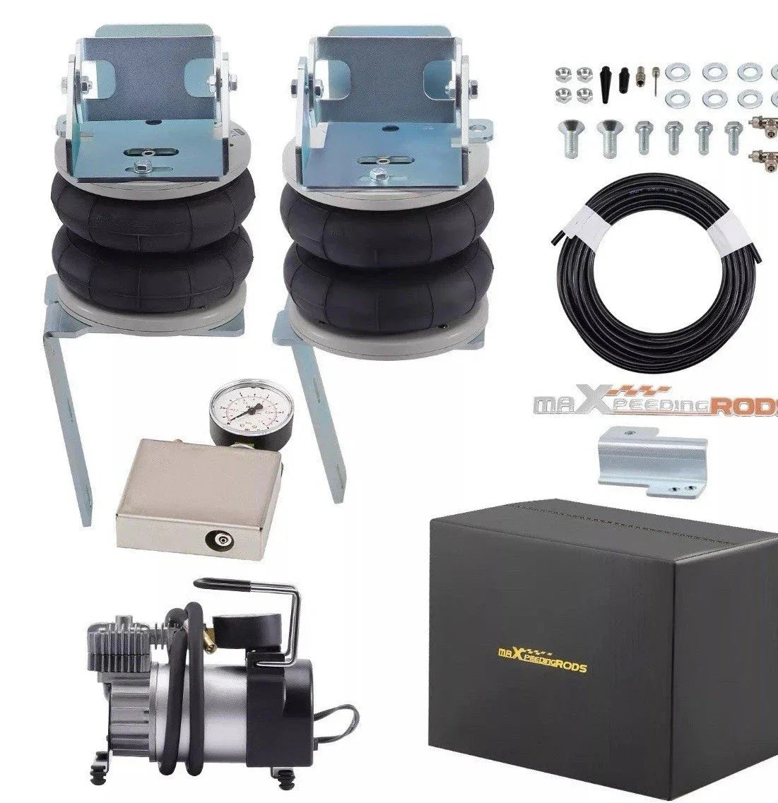 Air Suspension Bag KIT with Compressor for Ford Transit 2001-2024 RWD - 4000kg - Auto Parts Store