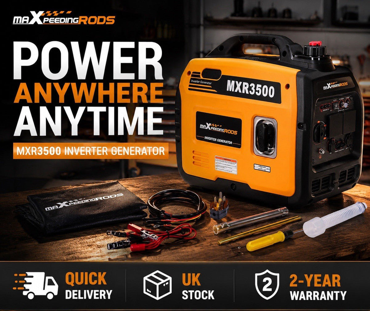 3.3KW Inverter Generator Petrol Portable Quiet 230V Backup Power Home Camping - Part333 Auto Parts UK