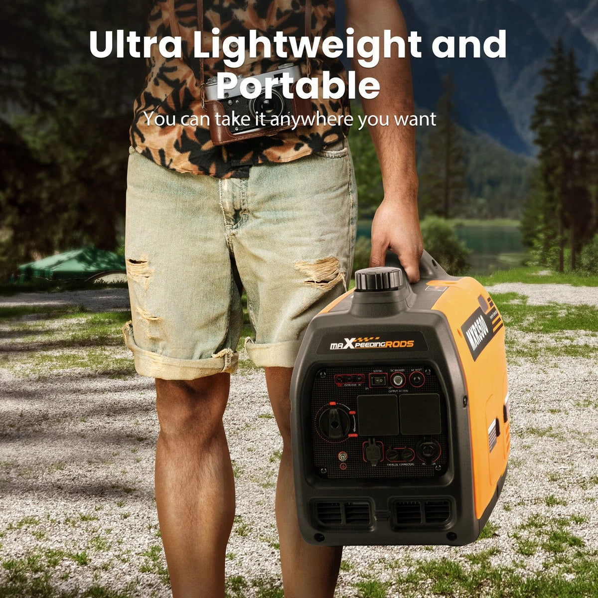 3.3KW Inverter Generator Petrol Portable Quiet 230V Backup Power Home Camping - Part333 Auto Parts UK