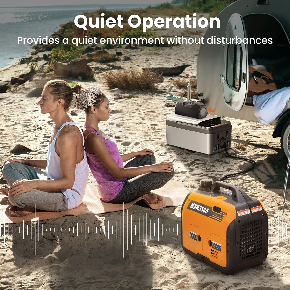 3.3KW Inverter Generator Petrol Portable Quiet 230V Backup Power Home Camping - Part333 Auto Parts UK