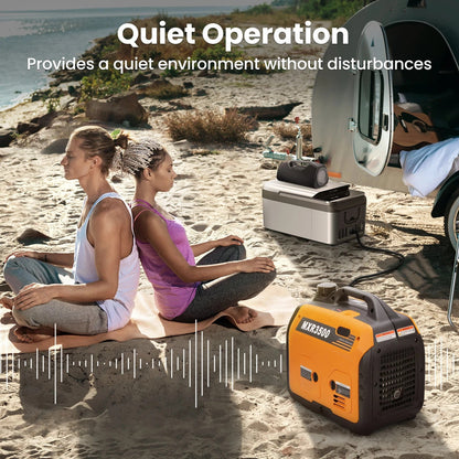 3.3KW Inverter Generator Petrol Portable Quiet 230V Backup Power Home Camping - Part333 Auto Parts UK