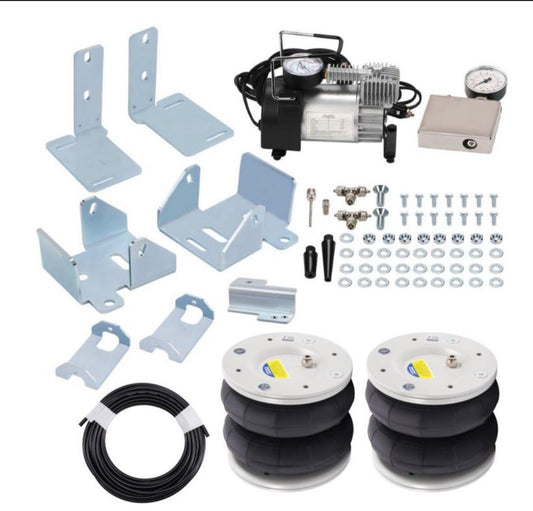 Air Suspension Bag KIT with Compressor for Ford Transit 2001-2024 RWD - 4000kg