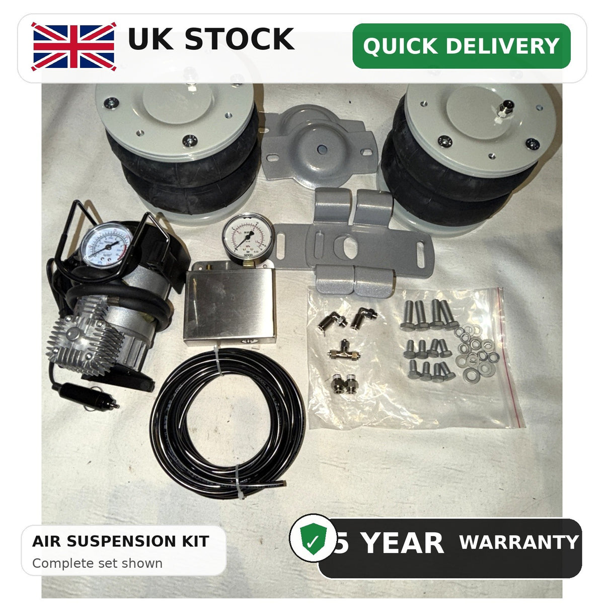 Air Suspension Kit for Fiat Ducato Peugeot Boxer Citroen Relay 1994–2024 4000kg