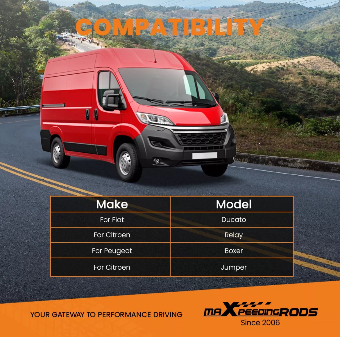 Air Suspension Kit with Compressor For Fiat Ducato, Citroen Relay, Peugeot Boxer 1994 - 2024 - Auto Parts Store