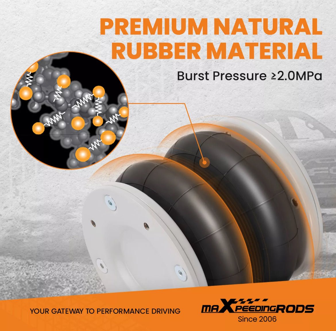 Air Suspension Kit with Compressor For Fiat Ducato, Citroen Relay, Peugeot Boxer 1994 - 2024 - Auto Parts Store