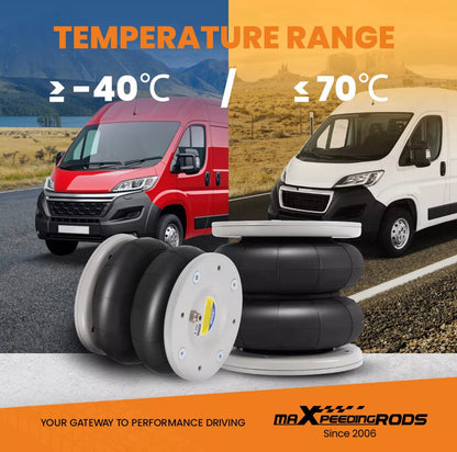 169£ - Air Suspension Kit with Compressor For Fiat Ducato, Citroen Relay, Peugeot Boxer 1994 - 2024 - Auto Parts Store